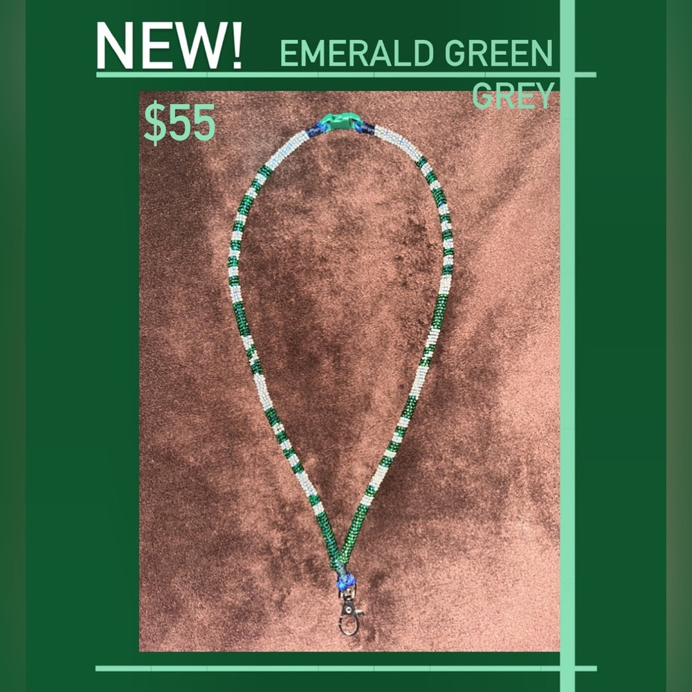Handmade Beaded Lanyard